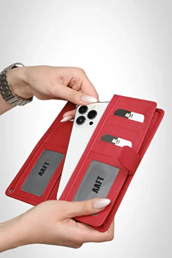MFT Leather Design Twist Unisex Hand Portfolio Genuine Leather Wallet