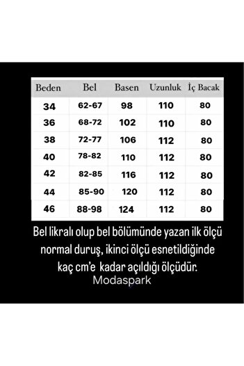 MODASPARK Bej Likralı Cırt Kapama Kadın Palazzo Pantolon