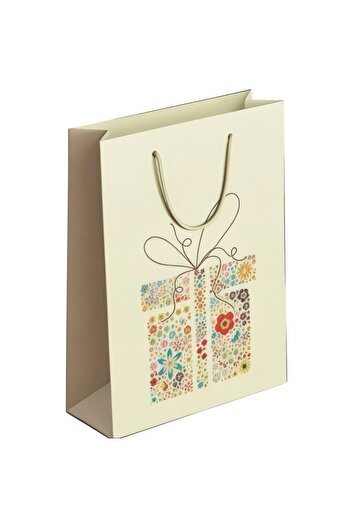 KESKİN COLOR Hediyelik Karton Çanta Hediye Paketi ( 37*28*11 cm )