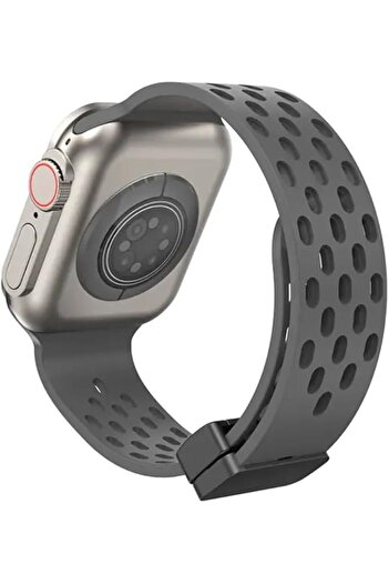 Generic Magnetic Strap For Apple Watch Ultra 2 49mm 45mm 44mm Silicone Correa Bracelet iWatch Series 9