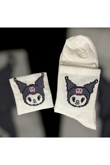 CNBYs Kuromi Socks and Towel Bracelet - Sanrio Characters
