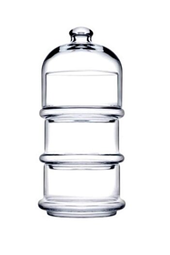 Paşabahçe 96815 Villa Patisserie Three-Tier Cookie Stand 26.1 x 11.8 cm