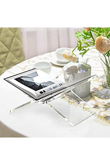 Generic Acrylic Book Holder, Clear Stand For Cookbooks, Textbooks, Magazines, And Bibles