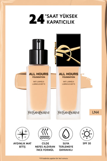 Yves Saint Laurent Yves Saint Laurent All Hours Long-Lasting Radiant Matte Finish Foundation Ln 4