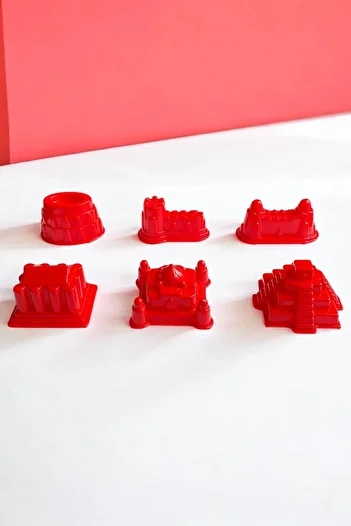 TutturX Kinetic Sand Mold Historical Structures 6 Pieces