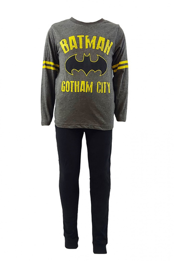 Batman Batman long pajamas, Grey/Black, 140 cm, 10 years