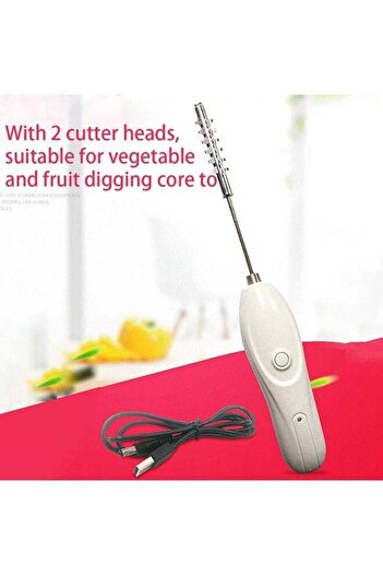 fulina Electric Scale Scraper, Stainless Steel Fruit Corer, Screw Scraper Fish Scale Machine