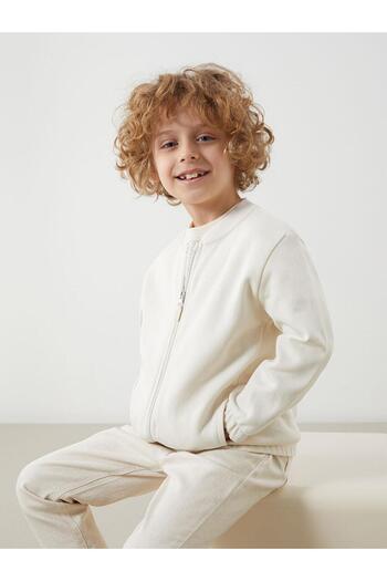 LC Waikiki Basic Boys' Zippered Sweatshirt (S5)