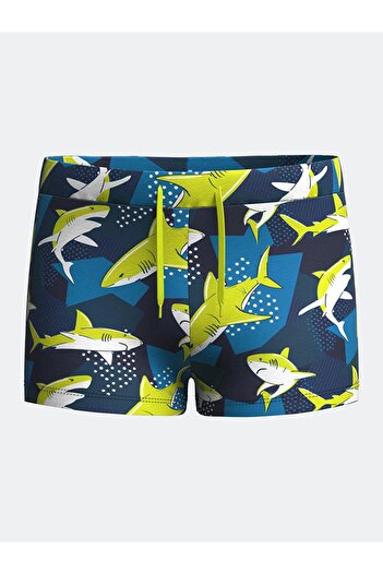 LC Waikiki Pantaloni scurți de baie pentru băiat cu talie elastică (S5)