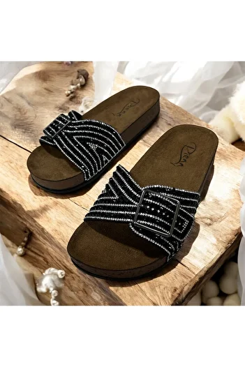 Pienn Pien Stone Orthopedic Petli Terk Buckle Daily Comfortable Slippers