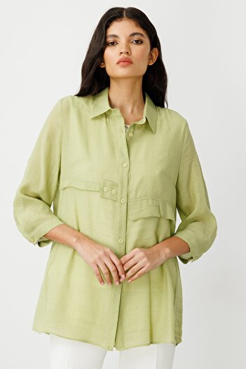 Ekol Buttoned Blouse with Inner Tank Top