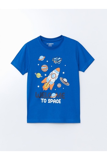 LC Waikiki Комплект піжами для хлопчиків LCW Kids Crew горловина