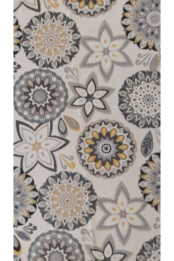 gonk Round, Mandala Patterned, Duck (Liquid Pusher, Stain Proof) Fabric, Tablecloth