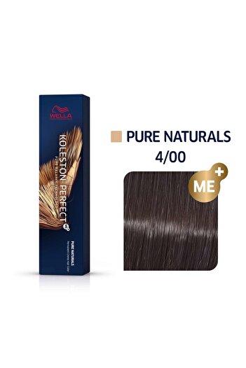 Wella Professionals Vopsea permanenta Wella Professionals Koleston Perfect Me+ 4/00 - castaniu mediu natural , 60ml