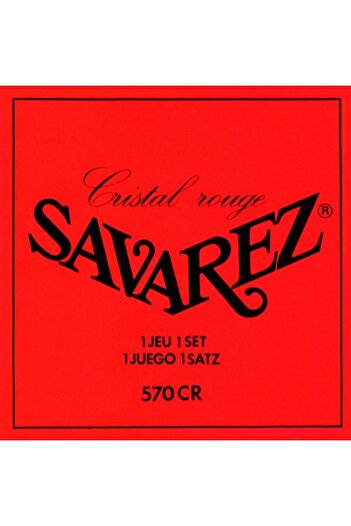 Savarez 570cr Model Crystal Rouge Classic Guitar String Blood Pressure Forte