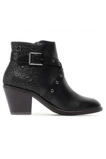 Desigual Desigual eco-leather high-heeled ankle boots