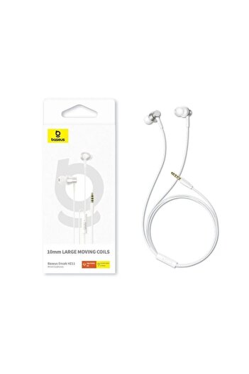 Baseus Encok H11 Baseus Lunar Wired Earphones in White