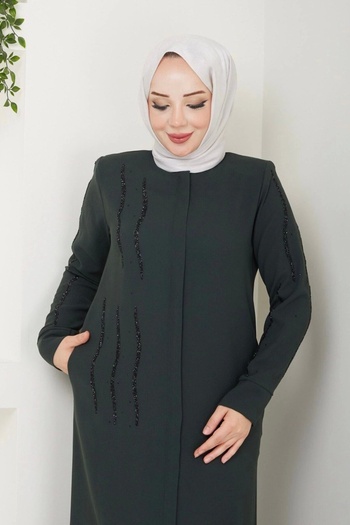 Neva Style Large Size Ferace with Stone Detail
