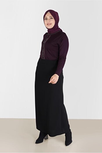 Alvina Straight Cut Plus Size Skirt 60223