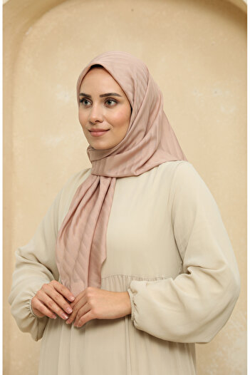 sefamerve 2015-07 Milk Coffee Chiffon Scarf