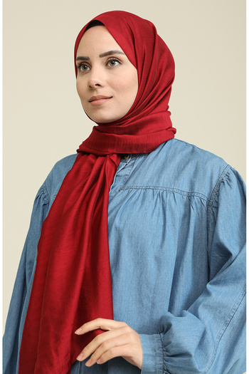 sefamerve Madame Mary Aerobin Shawl 19078-03 Claret Red