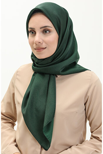 sefamerve Emerald Green Crystal Scarf - 1098-03