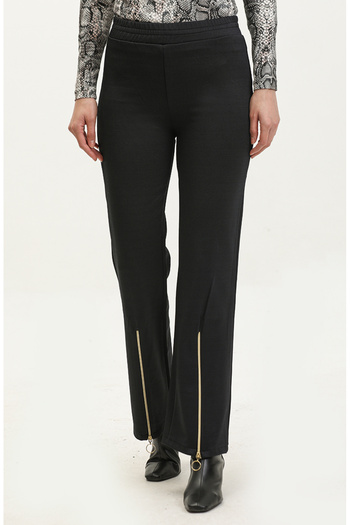 sefamerve 2004-01 Model Navy Blue Zippered Pants