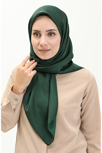 sefamerve Emerald Green Crystal Scarf - 1098-03
