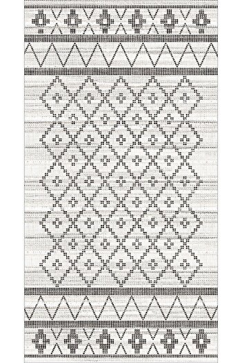 df home Digital Printed Cutting Runner - Washable Non-Slip Base, Doorway Entrance Carpet 3484