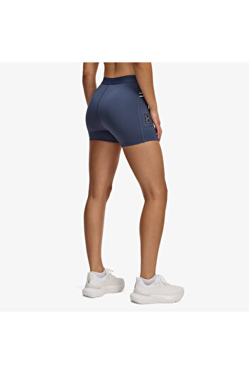 Under Armour Run 96 Kadın Mavi Kısa Tayt
