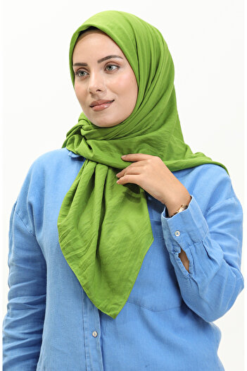 sefamerve Pistachio Green Soft Scarf 2005-31