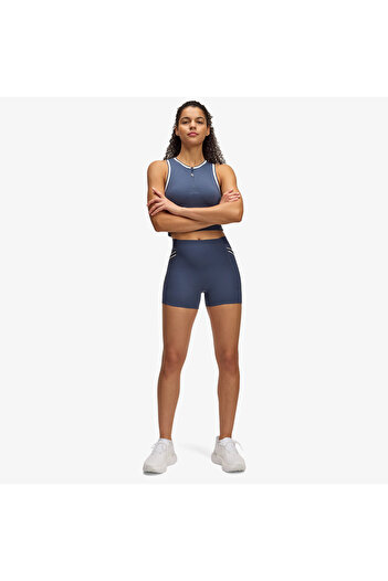 Under Armour Run 96 Kadın Mavi Kısa Tayt