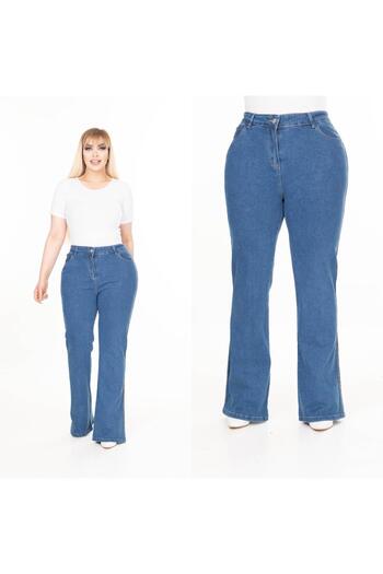 SERRAXXL Spanish Leg Large Size Denim Jeans Pants