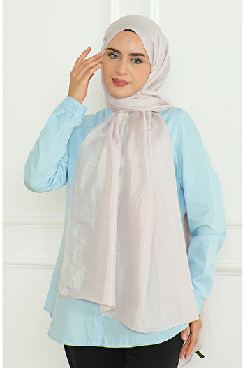 sefamerve Karaca Shawl 81058-09 Light Powder