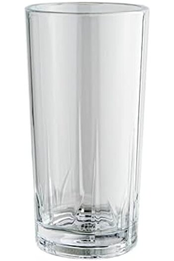 ALSAIF 6-piece acrylic cup set, ideal for serving cold drinks and juices. Durable, lightweight.