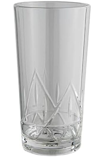 ALSAIF 6-piece acrylic cup set, ideal for serving cold drinks and juices. Durable, lightweight.