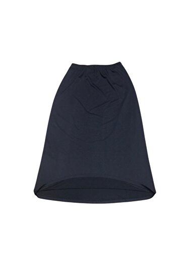 ECE GİYİM Women's Elastic Waist Lined Thin Combed Cloth Bell Skirt