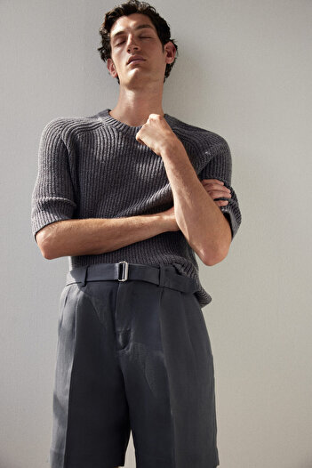 H&M Lyocell Karışımlı Şık Şort Relaxed Fit