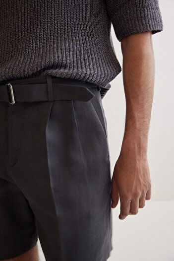 H&M Lyocell Karışımlı Şık Şort Relaxed Fit