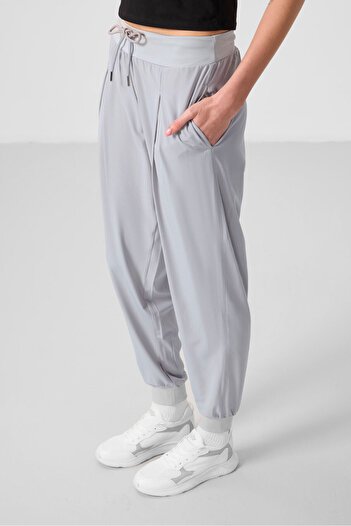 TOMMY LIFE Taş Cepli Standart Kalıp Kadın Yoga Pantolon - 94677