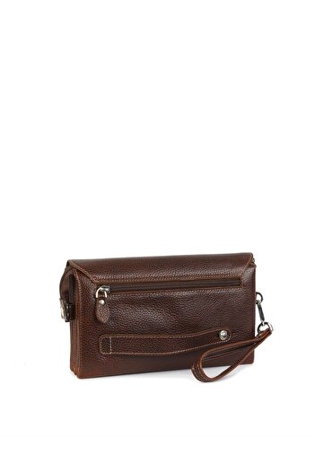Aka Leather Brown Handbag 309 61