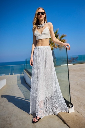 Vitrin Lace Rope Strap Bustier