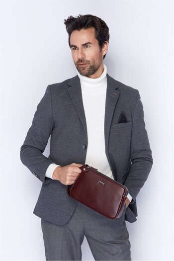 Aka Leather Claret Red Handbag 117 70