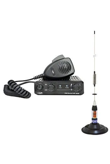 PNI CB radio station kit PNI HP 2020 single channel 22 with CB antenna PNI ML70 with magnet