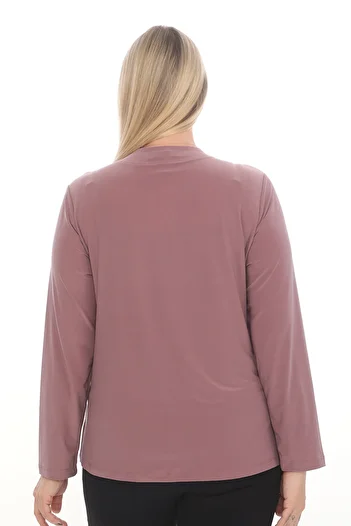 TRENDSE Stylish Stone DeTailed 2-piece Blouse Set for Mother
