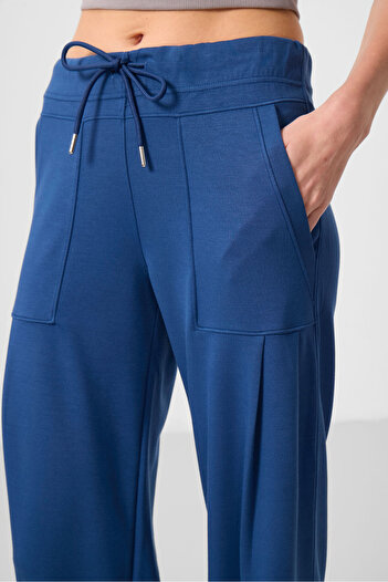 TOMMY LIFE Parlament Yumuşak Dokulu Cep Detaylı Rahat Form Kadın Pantolon - 94672