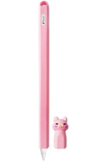 UnDePlus Apple Pencil 2. Generation Compatible Protective Silicone Case Anti-Slip Cute Cat Figure (Not a Pen!)