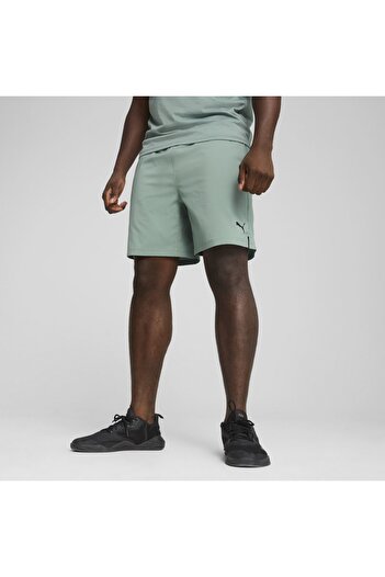 Puma Tad Essentials 7 Inch Woven Men's Green Shorts