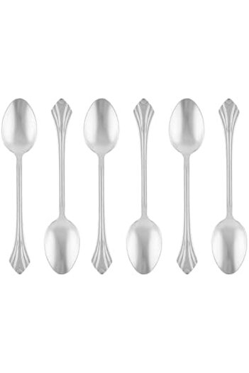 ALSAIF K2230506/cs Stainless Steel Tea Spoon 6-piece Set, Silver