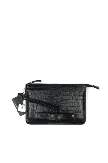 Aka Deri Black Leather Handbag 122 12
